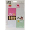 Simple Stories Emoji Love Sticky Notes, Multicoloured