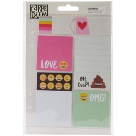 Simple Stories Emoji Love Sticky Notes, Multicoloured