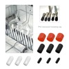 EMSea 80pcs PVC Round End Dust Proof Caps Covers for