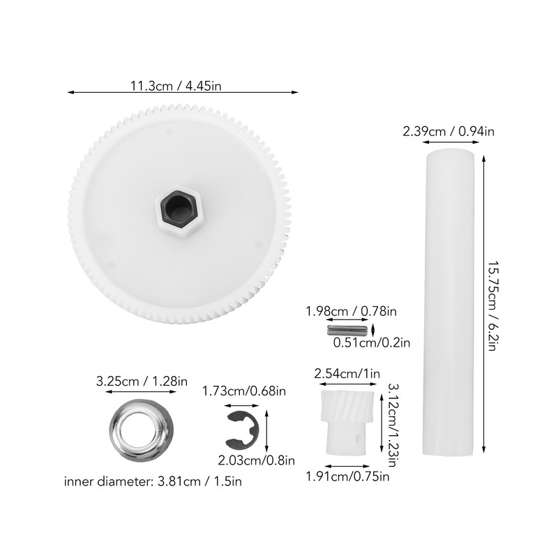 Trash Compactor Drive Gear Kit Smooth Operation High Efficiency Replacement