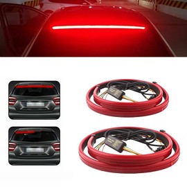 Riloer LED Light Strip, 12V Third Brake Light Turn Signal Lamp Driving Strobe Light, Universal Light Bar Replacement, 90CM/100CM