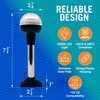 Boat Anchor Light, 7.5" LED Stern Light, USCG Tested Waterproof