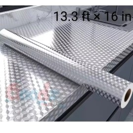 13.3 feet Cabinet Protector wallpaper Kitchen Self Adhesive Aluminum Foil