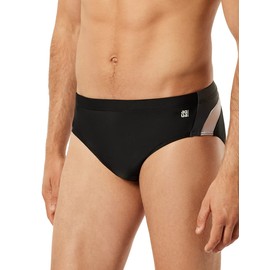 Schiesser Men's Briefs Swimming Trunks, black