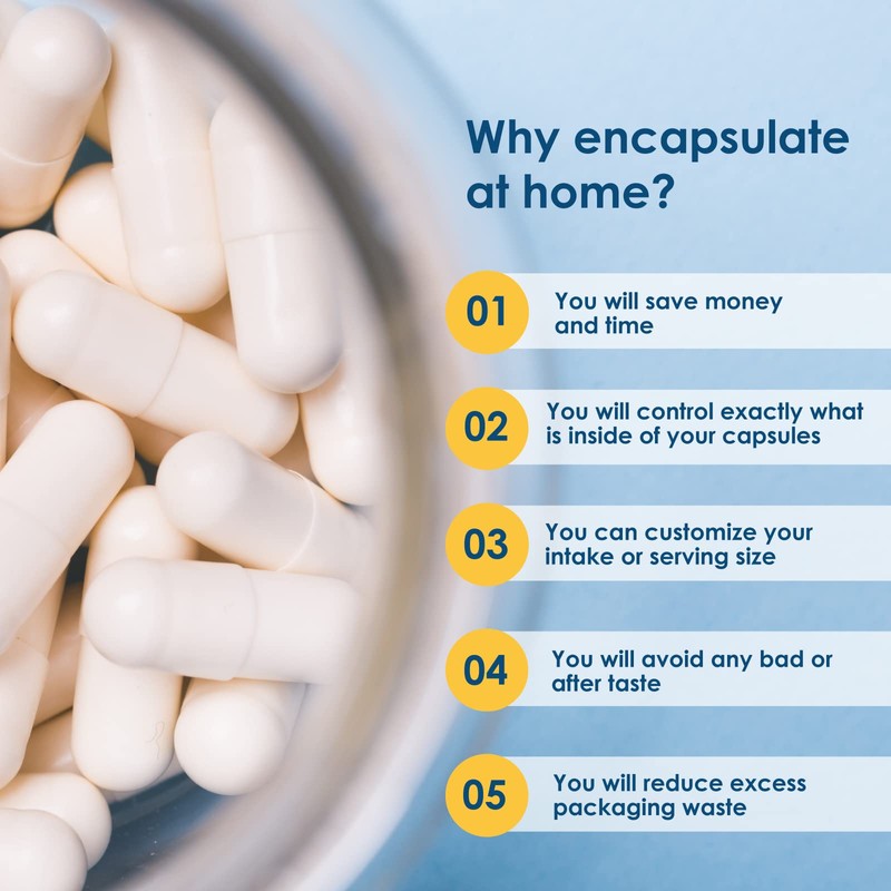 Capsuline Gelatin Empty Capsules, Size 4, Transparent, Pack of 1000,