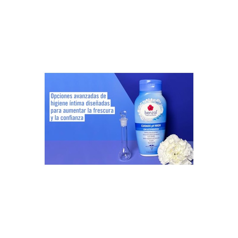 Benzal Wash Cuidado PH Wash, Jabon Intimo Femenino, Paquete de
