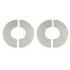 2 Sets Split Collars for Pipes Wood Stove Pipe Decorative