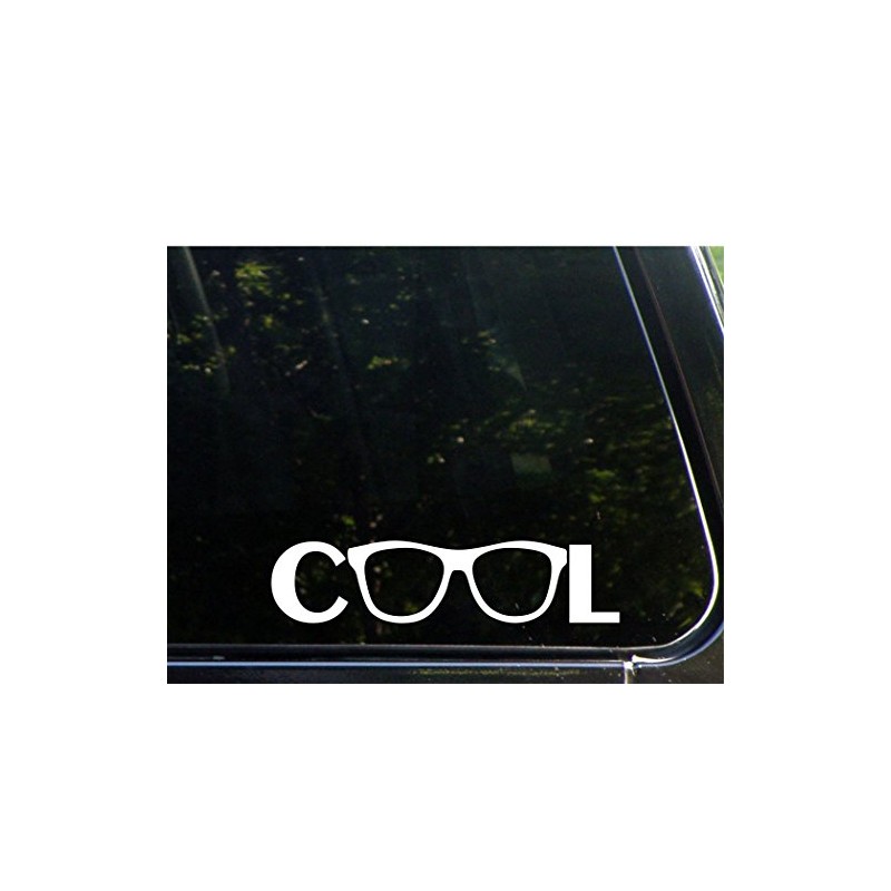 Cool - 8 3/4"x 2" - Vinyl Die Cut Decal/Bumper