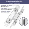 6" 2 pcs Hidden Hinges for Doors Invisible Hinges Concealed