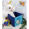 Set of 4 Animal Design Storage Boxes Foldable Toy Chest