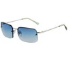 FLAWLESS EYEWEAR - Minimalist Medium Rectangular Sunglasses Clear Eyewear Spring