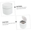 KOMBIUDA 1pc -lid Trash Can Desktop Waste Container for Home