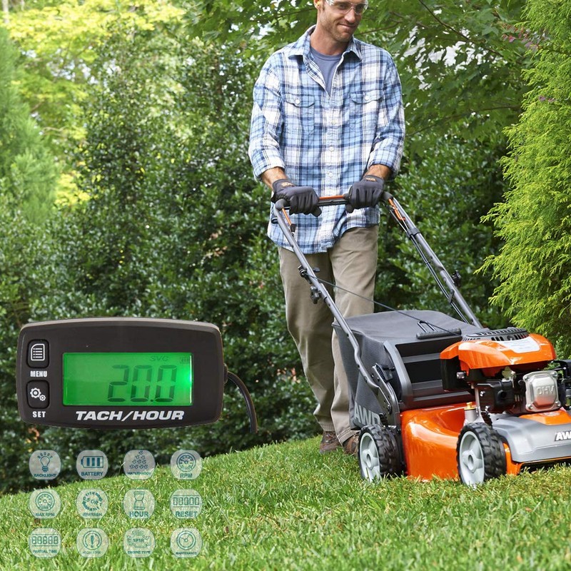 Digital Tachometer, Motorcycle, Engine Tachometer, Easy to Wear and Highly