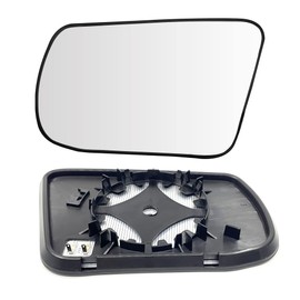 Altima Driver Side Heated Mirror Glass with Rear Holder Compatible with Nissan Altima Sentra 2013-2018 Altima Sentra Left Side Mirror Glass Replace 963663TH0A