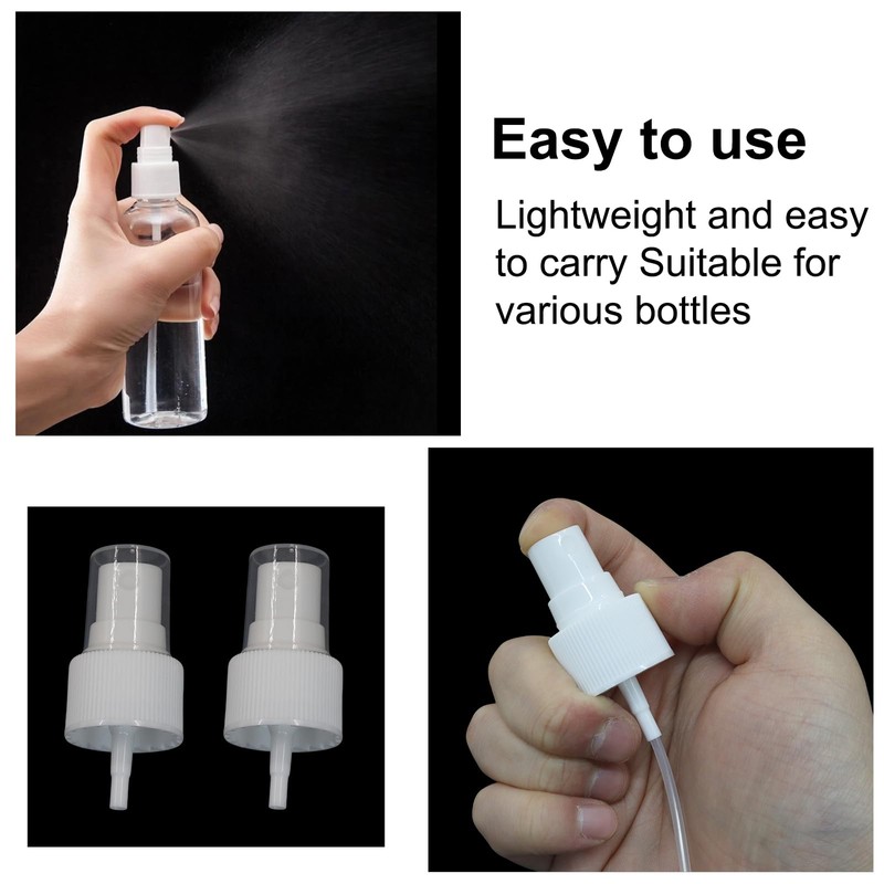 Waziaqoc 6PCS Spray Bottle Top, Nozzle Sprayer Tops Replacement, 24mm