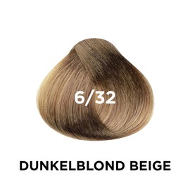 Vitalcare Professional Professional Permanent Colouration Hair Colour with Silk Protein No. 6/32, Dark Blonde Beige, Multipack 3 x 100 ml