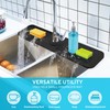 24 Inch Longer Kitchen Sink Splash Guard,Silicone Sink Mat for