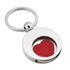 High Quality Keyring with Shopping Trolley Token, love