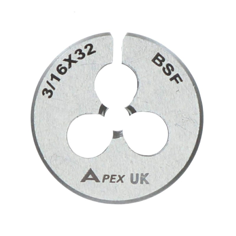 3/16" x 32 BSF Tap & Die Set Taper Plug