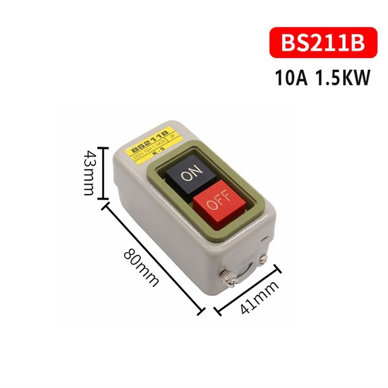 TIOYW Power Control Button Switch Industrial Household Three-Phase Motor Start