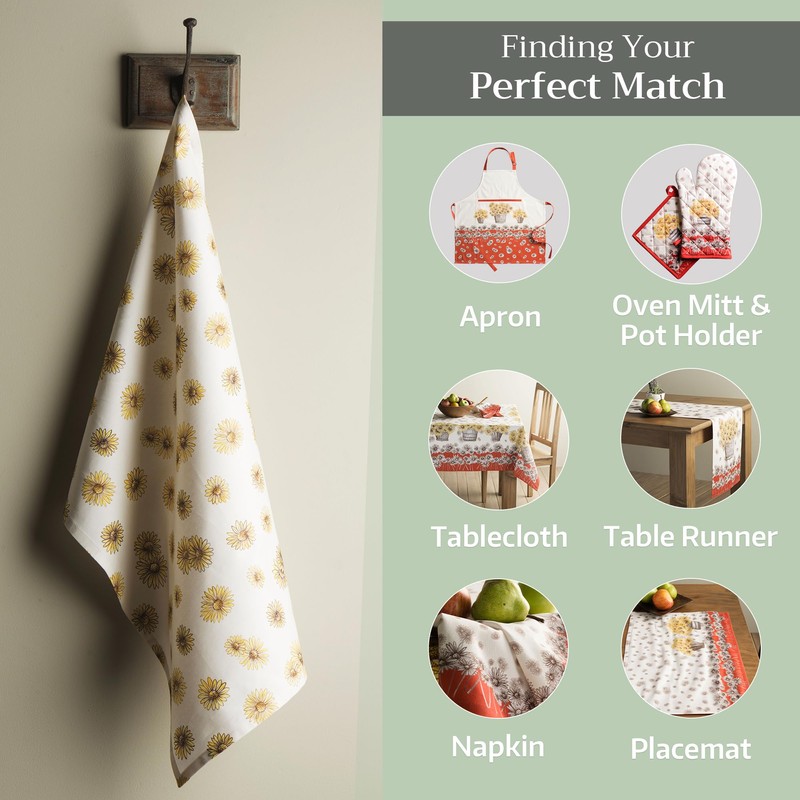 Maison d' Hermine Bagatelle 100% Cotton Set of 3 Multi-Purpose