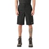 Dickies Loose Fit Flat Front Work Shorts, 13", Black, 50