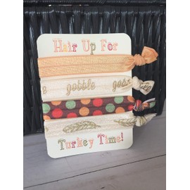Fall Colors Thanksgiving Hair Tie Set