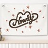MNASAIOO Howdy Cowboy Cowgirl Banner, Western Kids Room Decor, Funny