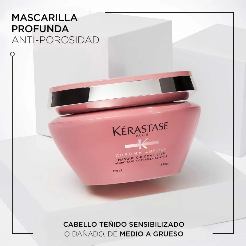 Mascarilla Reparadora Kérastase Paris Chroma Absolu De 200ml