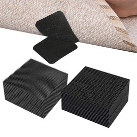 30 Pairs Rug Gripper For Carpeted Floor, Rug To Carpet Gripper, Rug Gripper, Carpet Stickers For Rugs For Laminate Floor Rug Grippers For Hardwood Floors Furniture Anti Slip Mat Grippers (5cm X 5cm)
