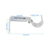 6PCS Curtain Rod Brackets Iron Adjustable Window Curtain Rod Support