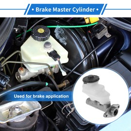 VekAuto 1 Pcs Brake Master Cylinder for Honda Accord 1998-2002 Durable Aluminum Alloy,Plastic Engine Compartment Hydraulic Master Cylinder with Reservoir