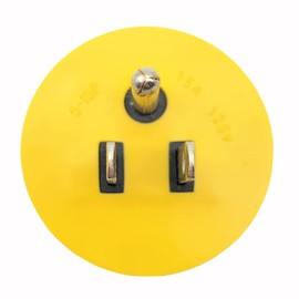 Parkworld 63104 Generator to Transfer Switch L14-30 Inlet Box Adapter Household Regular 15 A Plug 5-15P to L14-30R Generator 4-Prong 30 AMP Locking Female