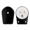 3PACK 90 Degree USA Canada Male Nema 5-15P 3 Pole