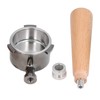 51mm Bottomless Coffee Portafilter Zinc Alloy Coffee Filter Handle For