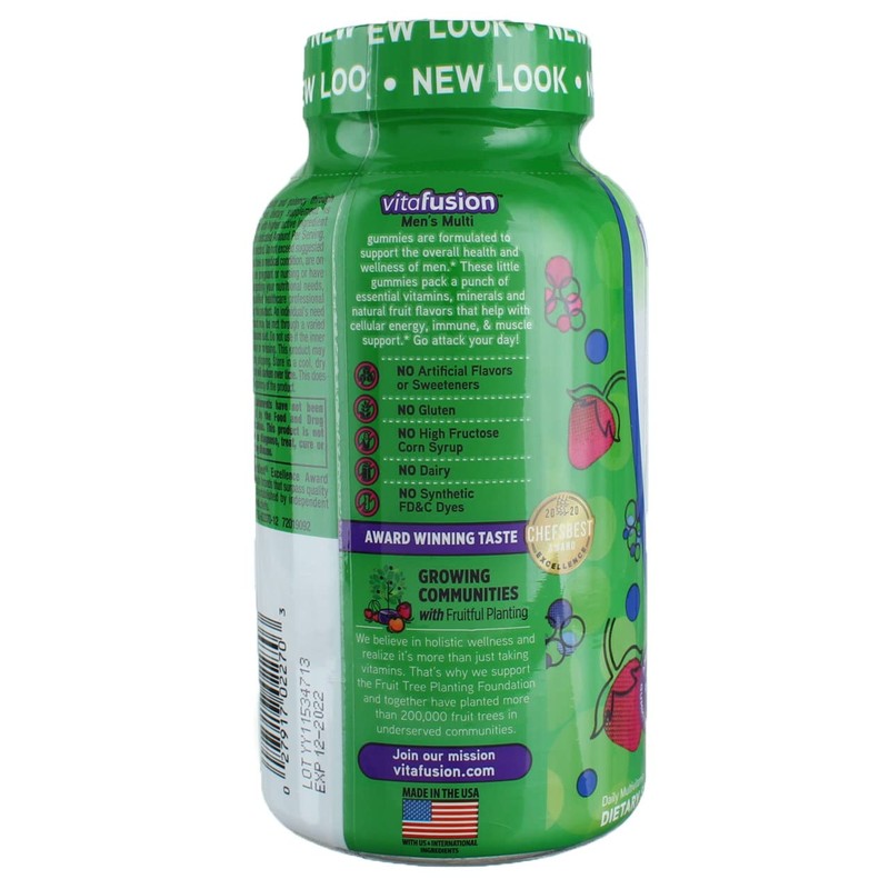 Vitafusion Mens Flavor Gummy Vitamins 150ct NEW LOOK