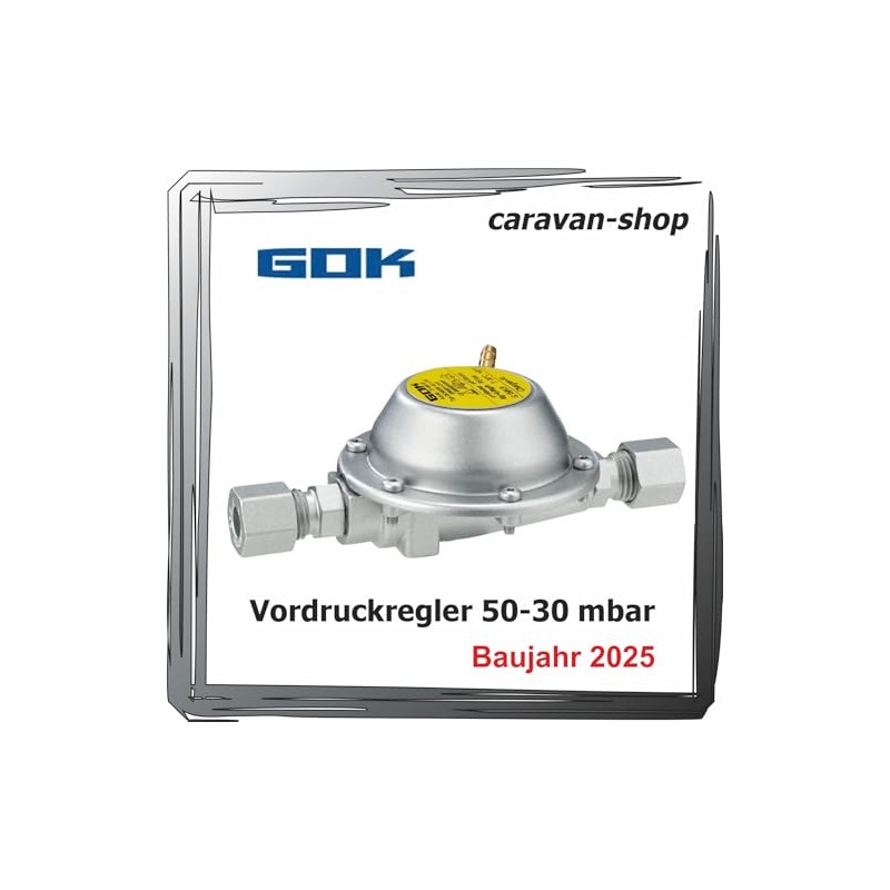 GOK Pre-Pressure Regulator VDR 50/30 Year of Manufacture 2025 for