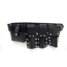 BBI Scaffold Leather Tool Belt | 4 Leather Pouch/Pockets | 2 Spanner Frogs | Leather Level Holder & Tape Holder | 1 Leather Tools Belt