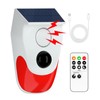 Chatthen Outdoor Motion Detector, Home Alarm System with Remote Control,