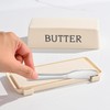 Butter Holder With Lid And Knife,Food Grade Plastic Butter Dish