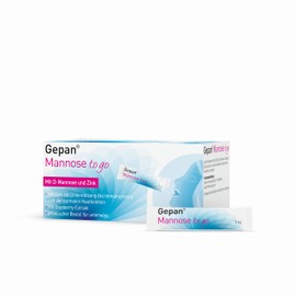 Gepan Mannose to Go Immune Support Ready to Use with D-Mannose, Zinc and Cranberry Extract for Women