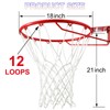 LAO XUE Basketball Net Outdoor,(7.16 oz) 12 Loops Professional Heavy