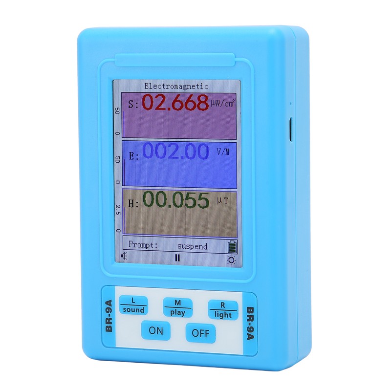 Electromagnetic Radiation ABS Detector Dual Purpose EMF Magnetic Field Tester