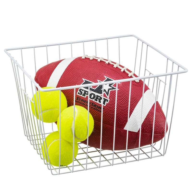 Y.Z.Bros Freezer Organizer Baskets, Kitchen Metal Wire Storage Bins, Pantry