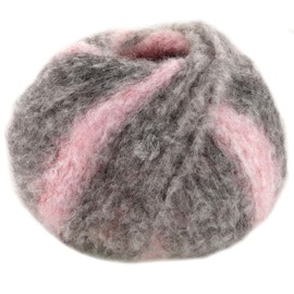 LANA GROSSA Gigante Voluminous Alpaca Yarn with Effect Structure and Stripes in Colour Gradient, Hand Knitting Yarn Made of 70% Alpaca (Fine) and 30% Polyamide, 100 g Wool for Knitting and Crocheting,