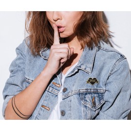 I Heart Chicago Lapel Pin by Real Sic – I Love Chicago Souvenir Pin for Jackets, Backpacks, Bags, Hats & Tops