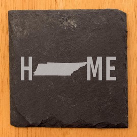Tennessee Home Coasters - Square Slate - set of 8