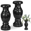 Cemetery Memorial Vase, Natural Granite Stone Flower Vases with Draining