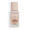 Makeup Revolution, Skin Silk Serum Foundation, Light to Medium Coverage,
