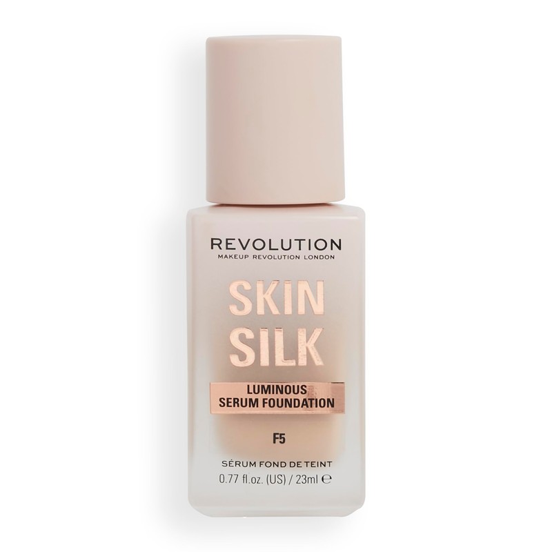 Makeup Revolution, Skin Silk Serum Foundation, Light to Medium Coverage,